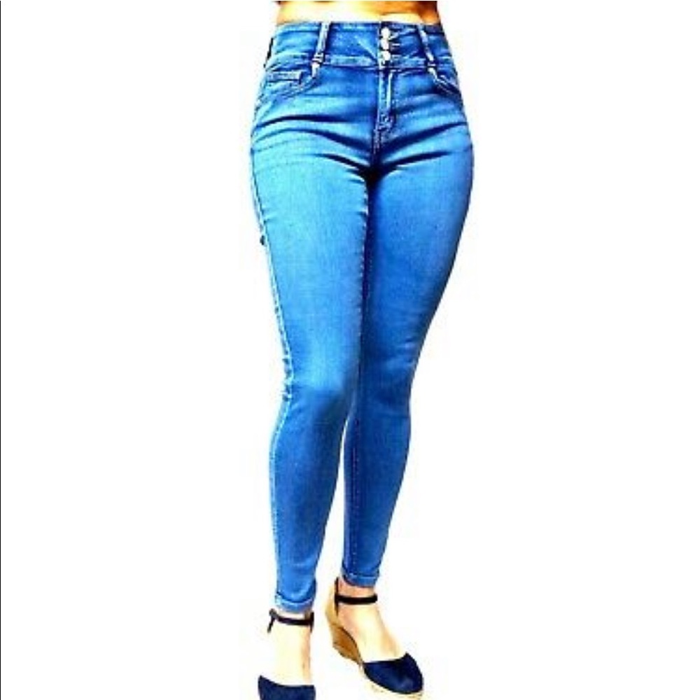 H&Y Butt Lift, dark blue Skinny Jeans (1366)